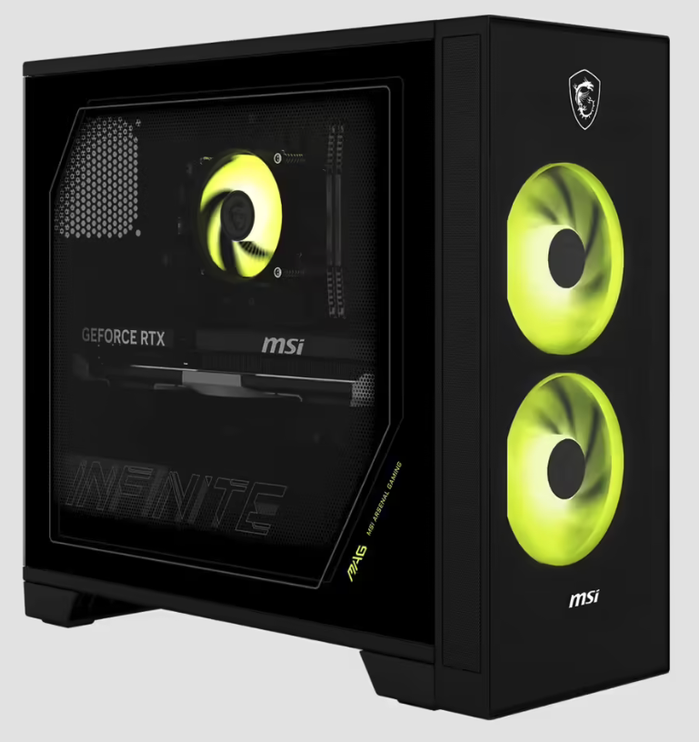 微星第二代MAG Infinite S AI游戏PC海外推出 至高搭载Ultra 7+RTX 5070 Ti